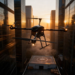 Drone de transport civil K50 UAV 50 kg avec conception résistante aux chocs pour une livraison sécurisée des marchandises, grande capacité de charge - Product Image 2