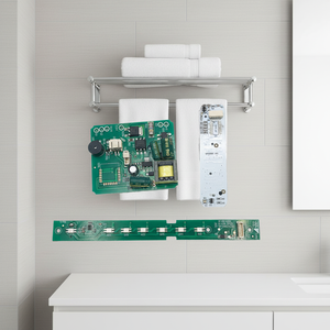 Carte de contrôle intelligente PCBA <span class=keywords><strong>pour</strong></span> chauffe-serviettes <span class=keywords><strong>électrique</strong></span>s avec écran LCD et minuterie, personnalisable OEM - Product Image 1