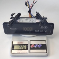 Termostato Digital KT-503 de Panel Grande con Doble Pantalla para Refrigerador, Gestiona 3 Funciones: Refrigeración + Descongelación + Ventilación, Más Sensor de Puerta