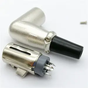 Benutzer definierter Verstärker Audio XLR 3-poliger rechtwinkliger Lautsprecher XLR-Anschluss Stecker Buchse XLR Audio-Anschluss