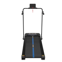 Premium Faltbares Leises Elektrisches Laufband mit Neigungsverstellung und Griffstange 1050x400mm, 130kg Tragkraft, Flaches Laufpad für Apartments