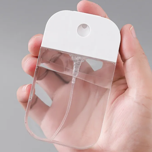 Hot Sale Empty Portable 35ml Plastic Travel Size Mini <b>Hand</b> Sanitizer Credit Card Spray Bottle Perfume Spray Bottle - Product Image 3