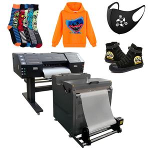 เครื่องพิมพ์อิงค์เจ็ทแบบ DTF XP600 หัวพิมพ์คู่ ขนาด 60 ซม. จากโรงงานโดยตรง พร้อมหมึกสีขาว ฟิล์ม PET แบบม้วน เครื่องเขย่าผงกาวร้อน รุ่นใหม่ - Product Image 1