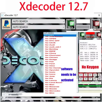 Xdecoder 2025 12.7 – Prise en charge des véhicules multi-marques pour Audi (EDC16, EDC17) – Licence entièrement activée – XDECODER pour l'élimination des codes d'erreur
