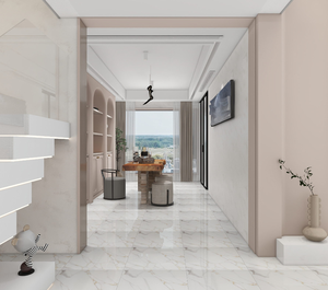 厂家直销廉价Carreau Sol Intrieur 600x600牢不可破的白金静脉大理石抛光陶瓷地砖60x60 - Product Image 4