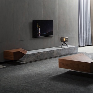 Новый дизайн, музыкальный студийный стол, Зеленый Мраморный деревянный шкаф для телевизора, мебель для гостиной - Product Image 4