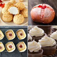 Petit Dosage Pain Cookie Chocolat Donut Croissant Confiture Gâteau Pâte Injection Déposant Cupcake Crème Remplissage Décoration Machine