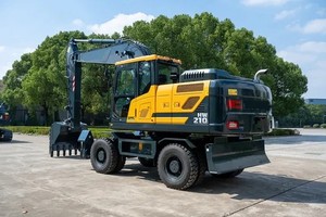 Macchinario del produttore 21ton scavatore HW210 escavatore a ruote - Product Image 4