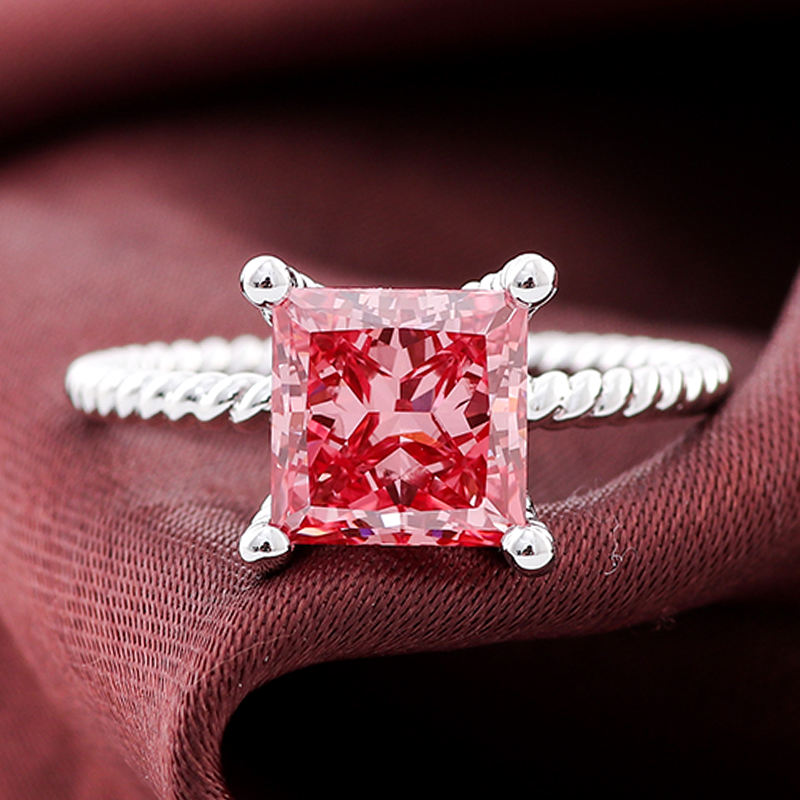 แหวนเพชรแล็บทองแท้ 14k