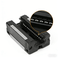 Rail de guidage linéaire à charge lourde 25 mm HGR25 HGH25 HGW25CC avec chariot coulissant pour graveuse CNC, fraiseuse, routeur
