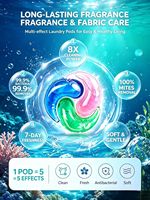 Capsules de lessive en dosettes en stock, certifiées ISO, pour odeurs de moisissure, séchage à l'ombre, personnalisation OEM ODM
