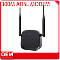 Routeur modem ADSL2+ sans fil, port RJ11, 10/100 Mbps, IPV6, routeur ADSL 300 Mbps, antenne externe