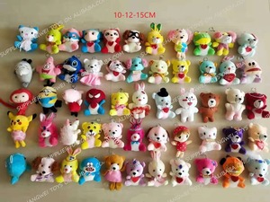 Venta al por mayor de fábrica: Mini llavero de peluche barato para máquinas de garras y vending, ideal para fiestas, colgante de animal de peluche de 10 cm - Product Image 6