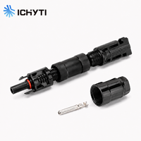 Câble solaire photovoltaïque 8AWG et kit d'outils avec connecteur à diode anti-retour 1500V DC étanche compatible MC4 pour système de panneaux solaires