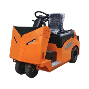 SHUNCHA 3 tekerlekli 2ton elektrik çekme traktörü oturmuş tipi depo taşıma makinesi çekme römorkör elektrikli çekme traktör satılık - Product Image 1