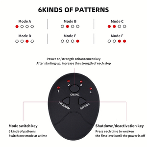 6 chế độ 9 cường độ tập thể dục điện cơ bụng ABS huấn luyện viên - Product Image 5