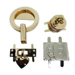 Accesorios de Hardware para bolso, cierre giratorio redondo dorado, bolso de mujer, cierre giratorio, hebillas de Clip de bloqueo giratorias decorativas - Product Image 3