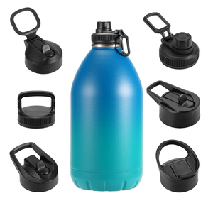 Bouteille isotherme en acier inoxydable de 128 oz avec design original et bec verseur facile, idéale pour le camping, pour boissons chaudes ou froides - Product Image 2