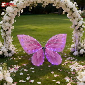 आउटडोर उद्यान तितलियाँ रंगीन 40 सेमी सिम्युलेटेड गतिशील कीट तितली rc रेडियो ट्रांसमीटर तितली - Product Image 2