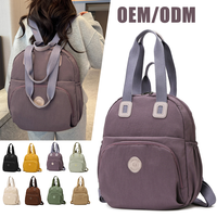 Sac à dos HAIBOWY tendance et élégant pour femmes, idéal pour le travail, les voyages, les activités de plein air, multi-usages, léger, en nylon, décontracté, pour le sport