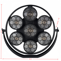 Mini projecteur LED rétro 200W, 7 lumières, effet flash pour scène, concert, fête, club, bar, DJ, mariage, événement