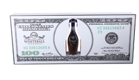 Offre Spéciale : Présentoir LED pour Bouteilles, Motif Dollar Américain, pour Soirées et Boîtes de Nuit, Affichage de 100 Billets Benjamin