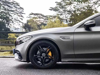 Kit de Carrocería Delantera y Trasera Estilo C63 AMG para Benz Clase C W205 2015-2021, Piezas de Conversión Completa
