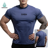 Camiseta Deportiva de Manga Corta para Hombre, de Secado Rápido, Transpirable y Suave, para Fitness, Running y Entrenamiento