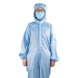 CE onaylı statik Dissipative çalışma-aşınma-polyester + iletken iplik ESD güvenli giyim tulum - Product Image 6