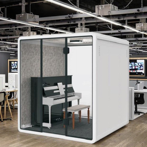 Cabina de aislamiento de sonido profesional hecha a medida <span class=keywords><strong>para</strong></span> práctica de instrumentos de Escuela de Música, entrenamiento vocal, estudio de vaina acústica - Product Image 5