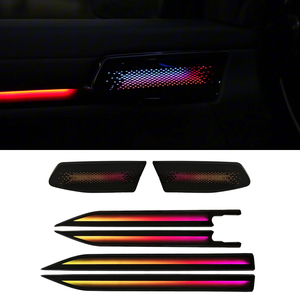 Kit d'éclairage d'ambiance intérieur personnalisé pour Ford Ranger 2023-2025 – Lampe d'ambiance LED Symphony pour tableau de bord et portières (sortie d'usine) - Product Image 1