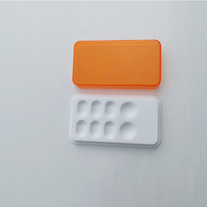 Factory direct supply of dental aesthetic resin light-shielding <b>mixing</b> <b>box</b> with lid, 8-hole <b>mixing</b> <b>box</b>, oral color palette, - Product Image 2