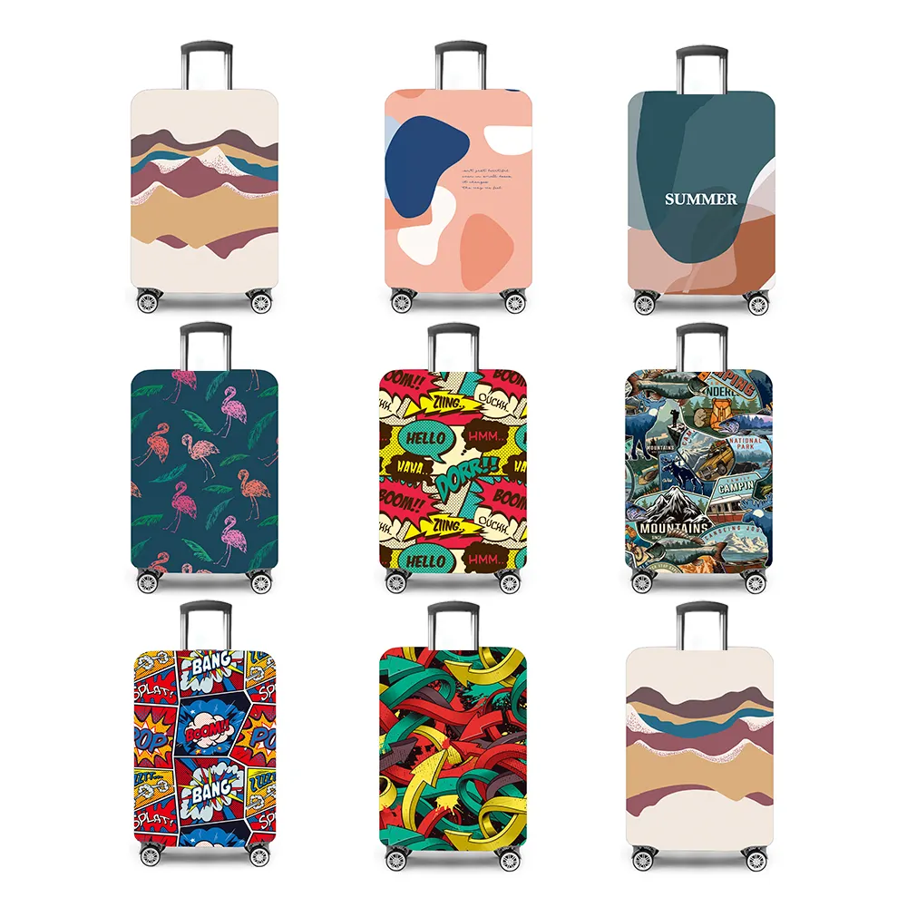 Equipaje de viaje Maleta Cubierta protectora Cubierta de maleta lavable de marca Cubierta de equipaje personalizada