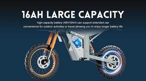 <span class=keywords><strong>Bicicleta</strong></span> eléctrica <span class=keywords><strong>de</strong></span> la mejor calidad Kugoo Wish 01 3000W Motor EV Dirt Bike Bicicletta Elektrijalgratas Jalgratas Dviratis Rowery - Product Image 6