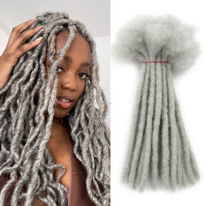 Prix de gros des <span class=keywords><strong>cheveux</strong></span> bruts doux et serrés Dreadlock Extensions de <span class=keywords><strong>cheveux</strong></span> humains Locs Naturels Coiffures pour enfants hommes et femmes - Product Image 1