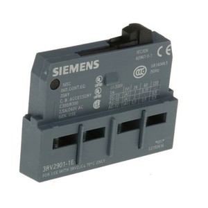 Siemens interruttore ausiliario anteriore 1L + 1R per RV2 serie 3 rv29011e per uso RV - Product Image 1