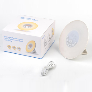 <span class=keywords><strong>Réveil</strong></span> intelligent Lumière Nature Son Lever du Soleil <span class=keywords><strong>Réveil</strong></span> Couleur RVB <span class=keywords><strong>Radio</strong></span> FM Pour Chambre <span class=keywords><strong>Lampe</strong></span> <span class=keywords><strong>De</strong></span> <span class=keywords><strong>Chevet</strong></span> Veilleuse Horloge <span class=keywords><strong>De</strong></span> Bureau - Product Image 1