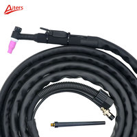 Torche de soudage à l'argon WP9 avec câble de 4 m, pièces en cuivre et en plastique, refroidissement par air, système complet de soudage TIG
