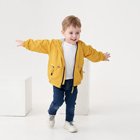 Unisex Kapuzenjacke Einfarbiger Lässiger Wasserdichter PU-Windbreaker mit Reißverschluss Atmungsaktive Frühlings-Kinderbekleidung