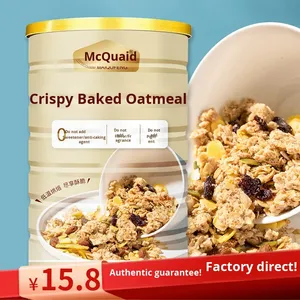 Mai Qu Feng <span class=keywords><strong>Cereal</strong></span> de <span class=keywords><strong>Avena</strong></span> Horneado Crujiente para el Desayuno con Yogur, Ingredientes Crujientes, Reemplazo de Comida Instantáneo, 400g, Hecho en China - Product Image 2