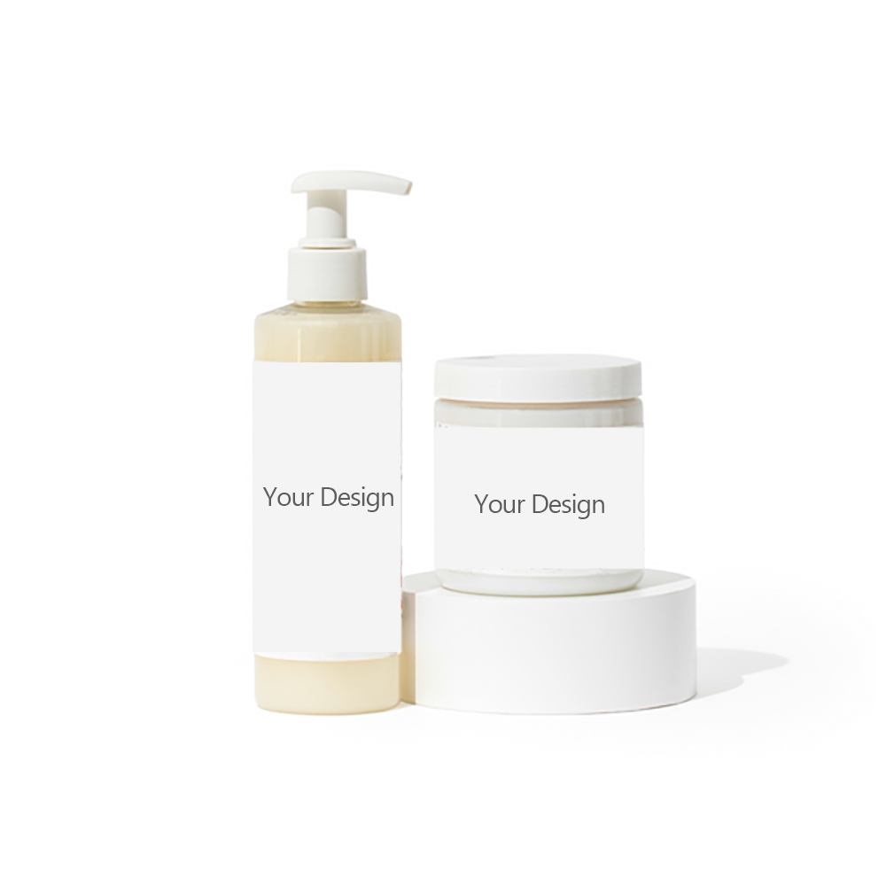 100ml 150ml 200ml 500ml Clear PET Round Wide Mouth Plastic Jars 2 oz 6oz 16oz Powder Butter Cream White Jar with Black Lids Seal