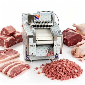Nueva Máquina Industrial Automática Eléctrica para Cortar Carne en Cubos/<span class=keywords><strong>Dados</strong></span>, Grosor Ajustable, Acero Inoxidable 304, para Pescado - Product Image 2