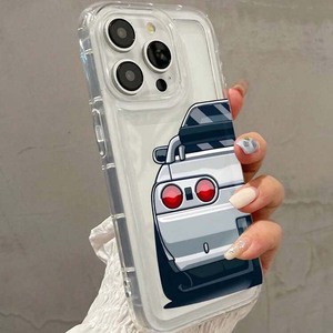 Custodia per telefono cellulare trasparente in TPU con luce <span class=keywords><strong>bianca</strong></span> per stampa con luce per auto per <span class=keywords><strong>Iphone</strong></span> 7 8 X Xr <span class=keywords><strong>Xs</strong></span> 11 12 13 14 15 16 17 Pro Max Plus - Product Image 3