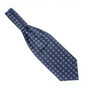 Woven Design Scarf Self Cravat Men Ascot Tie scarf