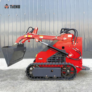 Mini-chargeuse sur pneus Tienu 2026 avec moteur diesel et déplacement sur chenilles, godet haute efficacité pour l'agriculture et le jardinage - Product Image 1