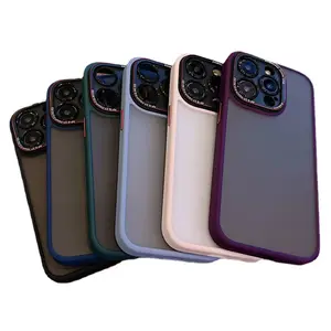 Capa de celular iphone 14 pro max 13, capa anti-dedo com estampa de dedo, para iphone 14, lente de câmera, pc rígido