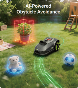 Robot Rasaerba SRM4050 Vision AI Pro Senza Fili a Batteria, Evitamento Ostacoli AI, Controllo Tramite App, Impermeabile IPX6, per Prati fino a 500m² - Product Image 4