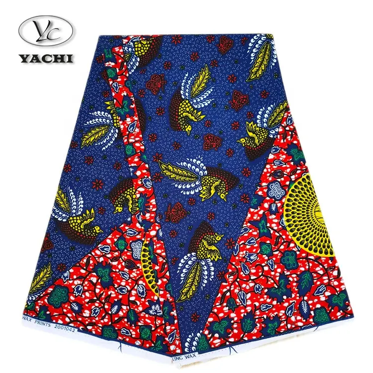 Yachitex vendita calda africana Ankara tessuto stampa a cera per abbigliamento africano