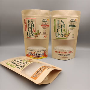 包装用クラフトコーヒーバッグクラフト紙ジッパーバッグフィリピン印刷用ブラウンとホワイトカラー - Product Image 3