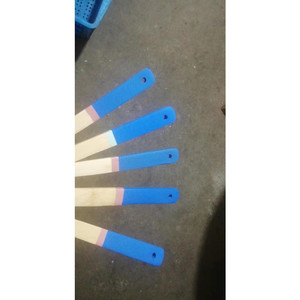 Juego de espátulas de bambú de 6 piezas, utensilios de cocina antiadherentes para sartenes y ollas, solo lavar a mano - Product Image 2